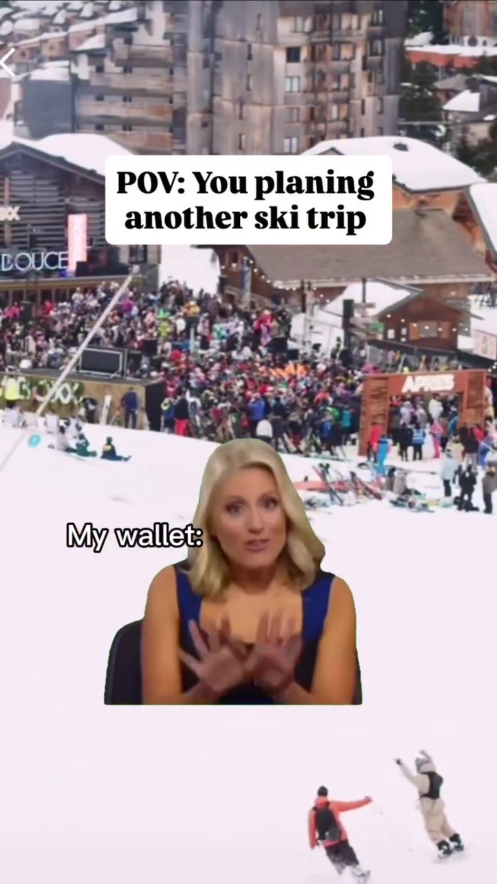 Snowboarding Instagram Reel: Money vs Time Quote