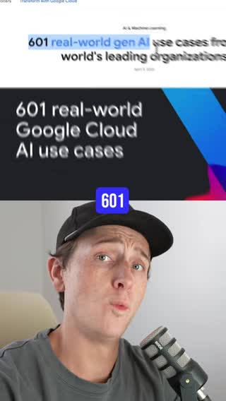 Google AI: 601 Real-World AI Use Cases