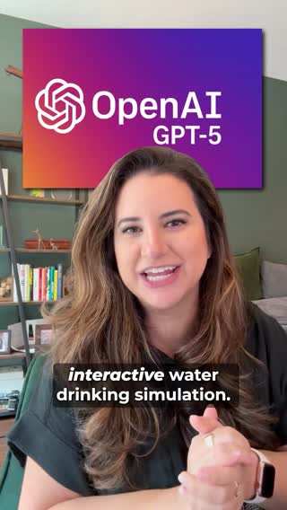 Water-Drinking Simulation Built with GPT-5 in Under 60 Seconds