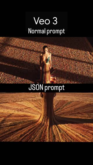 Normal vs JSON Prompt Comparison