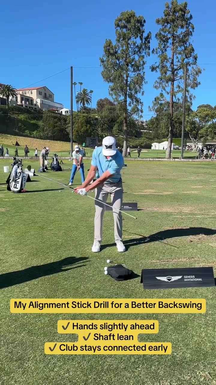 My Wedge Alignment Stick Drill for a Better Backswing Getting my hands more forward at address helps the club move back on line instead of setting too far outside my hands Hands slightly ahead Shaft lean Club stays connected early Simple setup tweak Cleaner contact Better wedges LTD golf golfswing practice