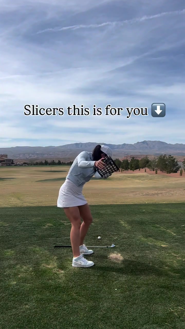 Simple. Cheap. Effective. ⬇️

If you struggle with slicing the ball or an out to in club path try these 2 drills:

1. Take a basket, go to the top of your backswing and stop. The feel is as you start down to dump the empty basket of balls behind you rather than in front of you.

2. Use an alignment stick place it in the ground at a 45 degree angle. Place the ball 1 foot in behind the point that’s in the ground and 1 foot towards the target so your hands don’t hit the stick in your takeaway. Goal is to miss the stick. 

Result: Both of these drills will help you swallow the club on your downswing. Helping you create a more neutral swing path and get rid of the slice!

Follow for more golf tips ✅

DM me “READY” for virtual lessons through @golfliveapp ✅

#golf #golftips #golfaddict #golfpro #golfcoach