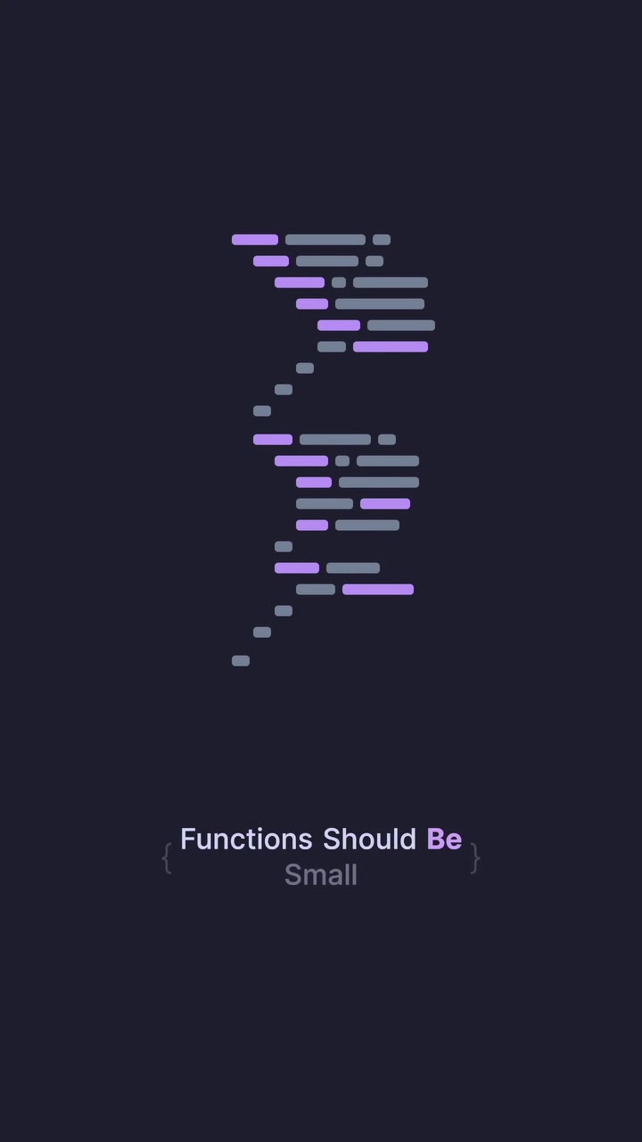 It's okay if your first draft is messy, Just don't leave it that way.

#cleancode #code #programming #developer